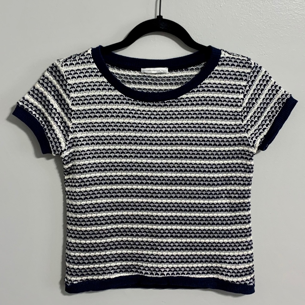 Zara Cropped Sweater Tee